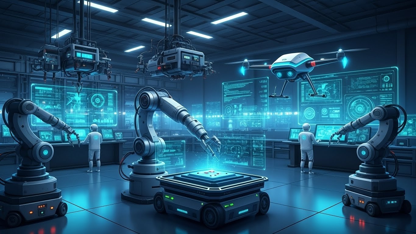 You are currently viewing Empowering Industries: The Future of Intelligent Automation through AI and Robotics (With Intelligent Automation’s Trillion Dollar Agentic Brain Audio Overview & Quiz)